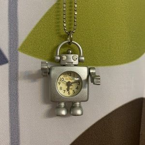 Tokyo Bay Robot Watch necklace